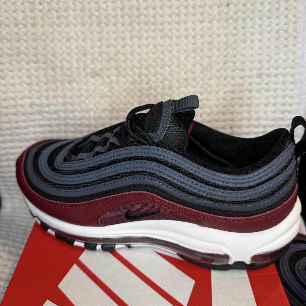 Nike Air Max 97 GS Team Red Black Anthracite 921522-600 Youth 6Y Women 7.5 NEW